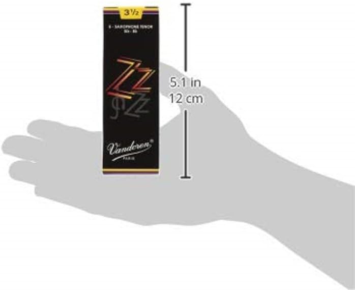 Vandoren SR423 Tenor Sax ZZ Reeds Strength 3; Box of 5
