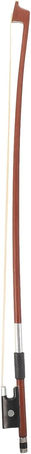 Holibanna Violin Bow with Natural Horsetail Hair Handmade Wood Bow for Student and Beginner Violinists 17.3 Inch Balanced Musical Instrument Accessory