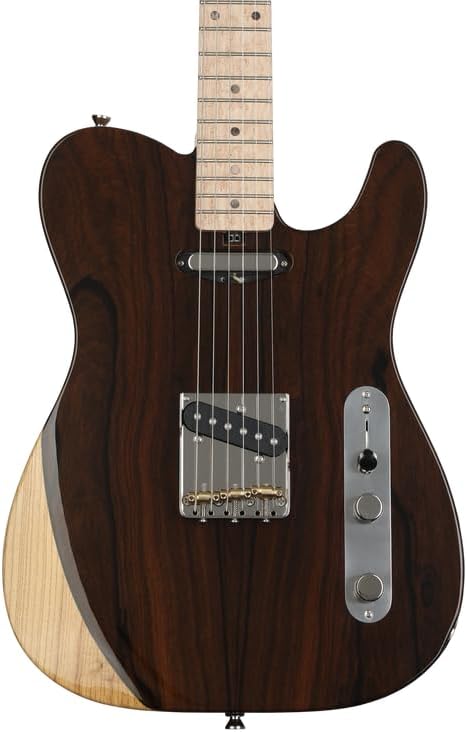 Larrivee Baker-T Pro Electric Guitar, "Deep U" Neck - Natural Ziricote