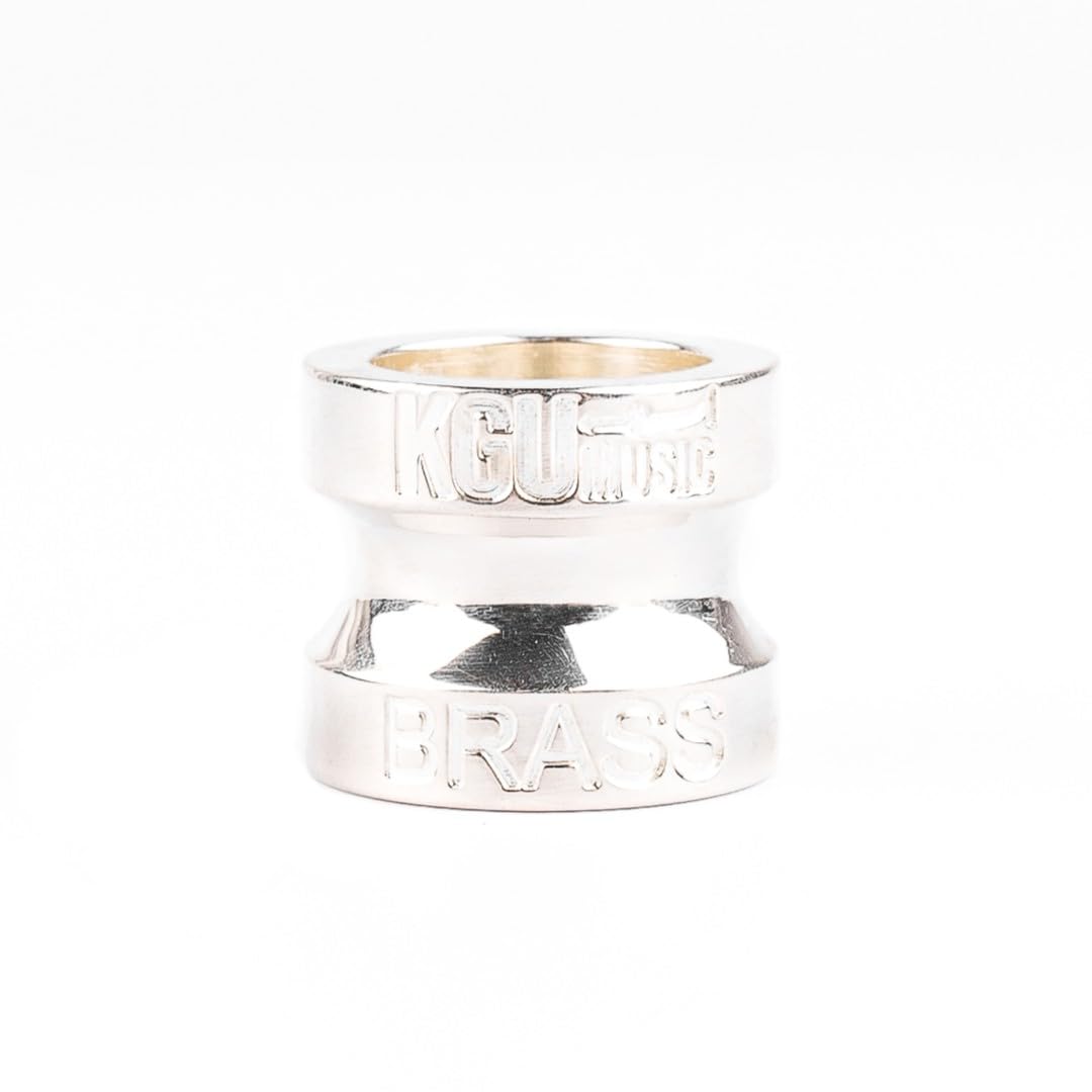 Mouthpiece SMALL Shank Booster for TROMBONE. Brass Accessory. Tone enhancer (Silver plated)