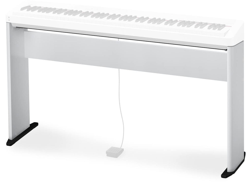 Casio PX-S1100 Privia Digital Piano - Black Bundle with CS-68 Furniture Stand, SP-34 Three Pedal System, Furniture Bench, Instructional Book, Instructional Video, and Austin Bazaar Polishing Cloth