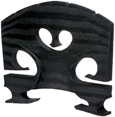 Carbon Fiber Bridge 2.0 with an unique acoustic structure & finished trimming for 4/4 violin