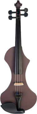 Cello Kit 4/4 Full Size Violin with Case Electric Violin Solidwood Body Set w/Brazilwood Bow+Violin Strings+Rosin+Tuner+Bridge Violin