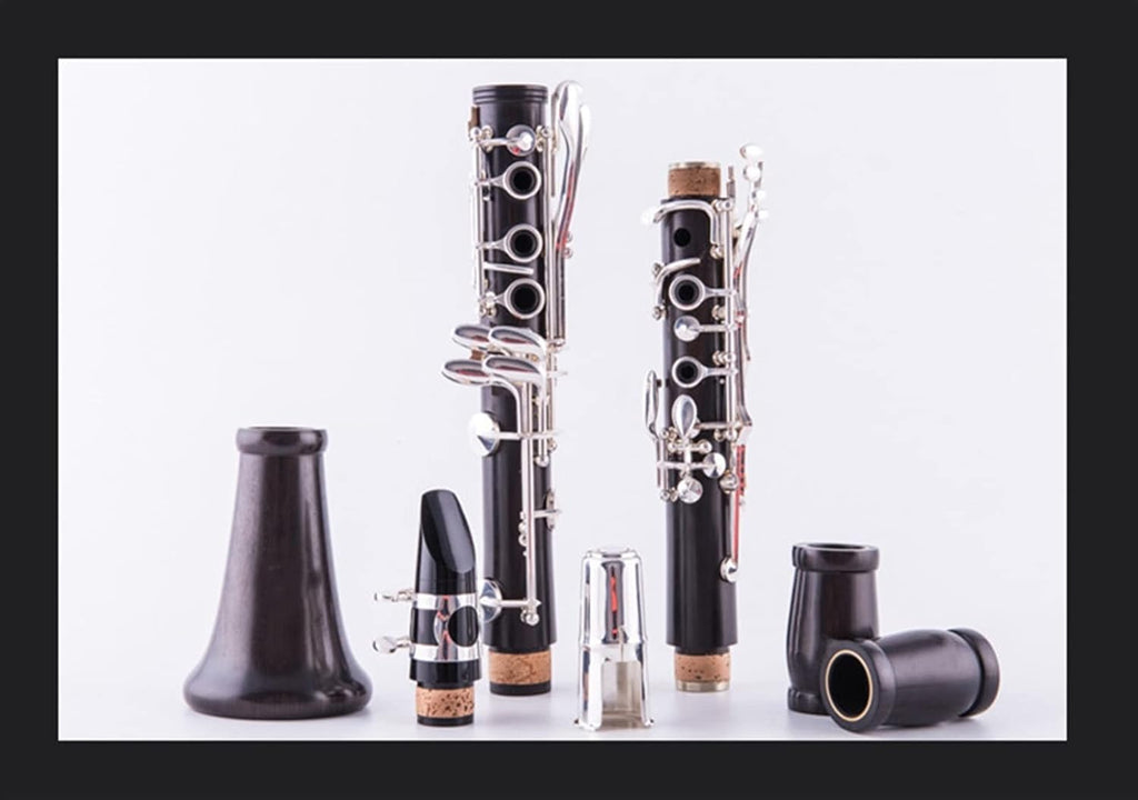 ZUZU Clarinet Falling Tune B Clarinet Wood Ebony Clarinet Tube 17 Keys Clarinet Student Clarinet