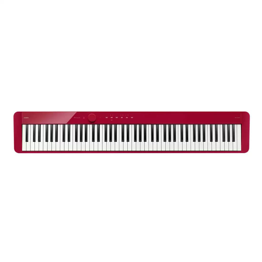 Casio PX-S1100 Privia Digital Piano - Black Bundle with CS-68 Furniture Stand, SP-34 Three Pedal System, Furniture Bench, Instructional Book, Instructional Video, and Austin Bazaar Polishing Cloth