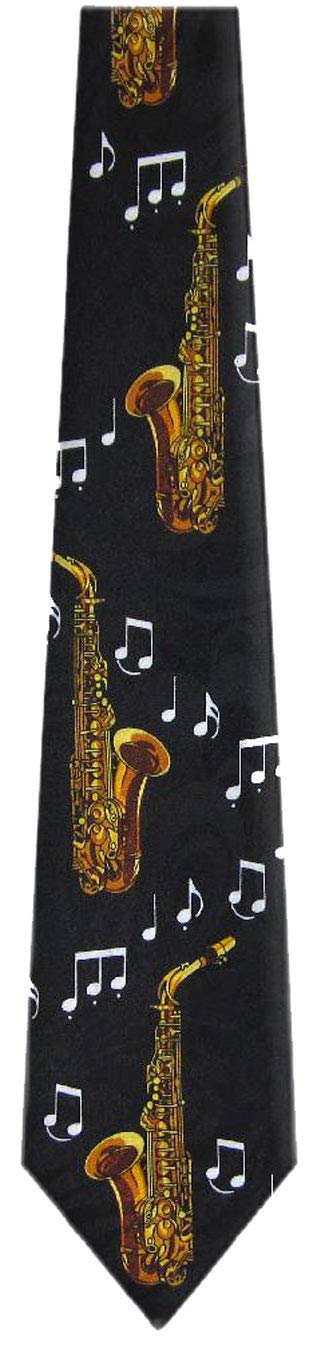 BUYYOURTIES Mens Musical Wind Instrument Neck Tie
