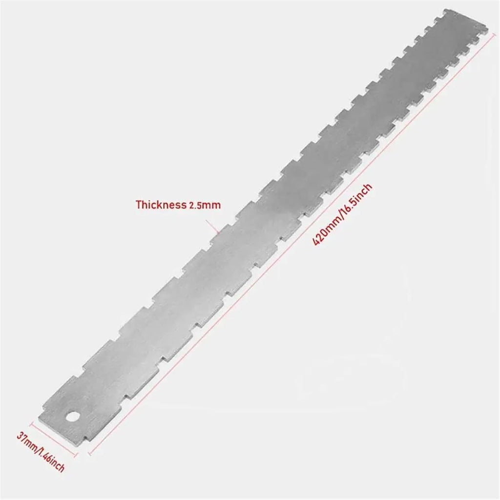 Guitar Making Tools Guitar Neck Notched Straight Edge Luthiers Tool With String Action Ruler Gauge For Electric Guitar Accessories
