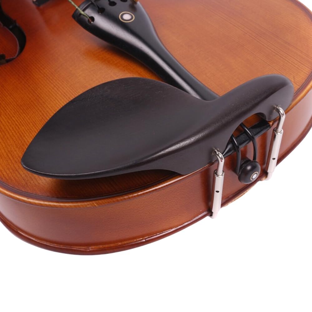 Vetimobato 16 Inch 5-String Electric Viola - FCGDA Tuning Electric Acoustic Viola for Students, Adults, Professional - Handmade Maple & Spruce Body with Ebony Fittings, Case, Bow (Black)