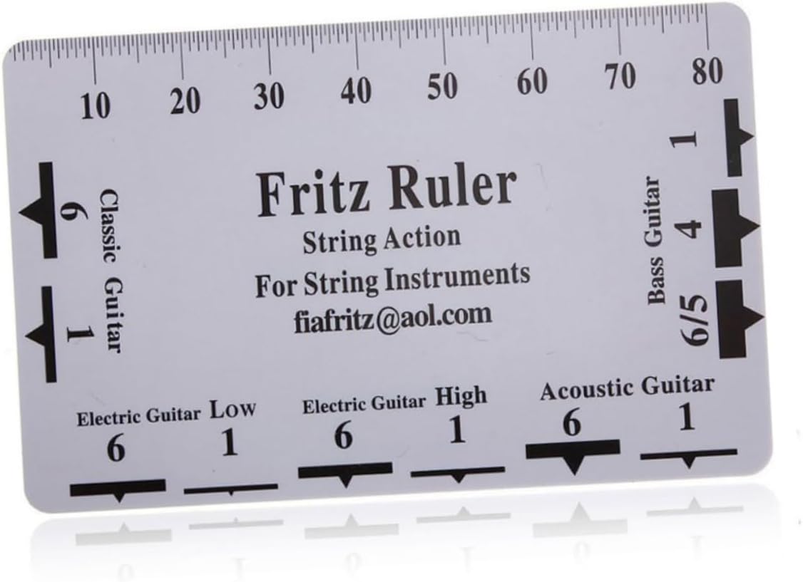 Toyvian 24pcs Guitar Repair Tool Kit String Cutter Fret File Action Ruler Fingaorad Guard for Electric Classical Guitars Maintenance Setup Accessories