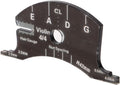 Violin Bridge Reference Tool, Acrylic Template for 4/4 3/4 | String Height Measurement, Pillow Width Check, Luthier Repair Use, 4/4 And 3/4 Violin Sizes, Portable Template