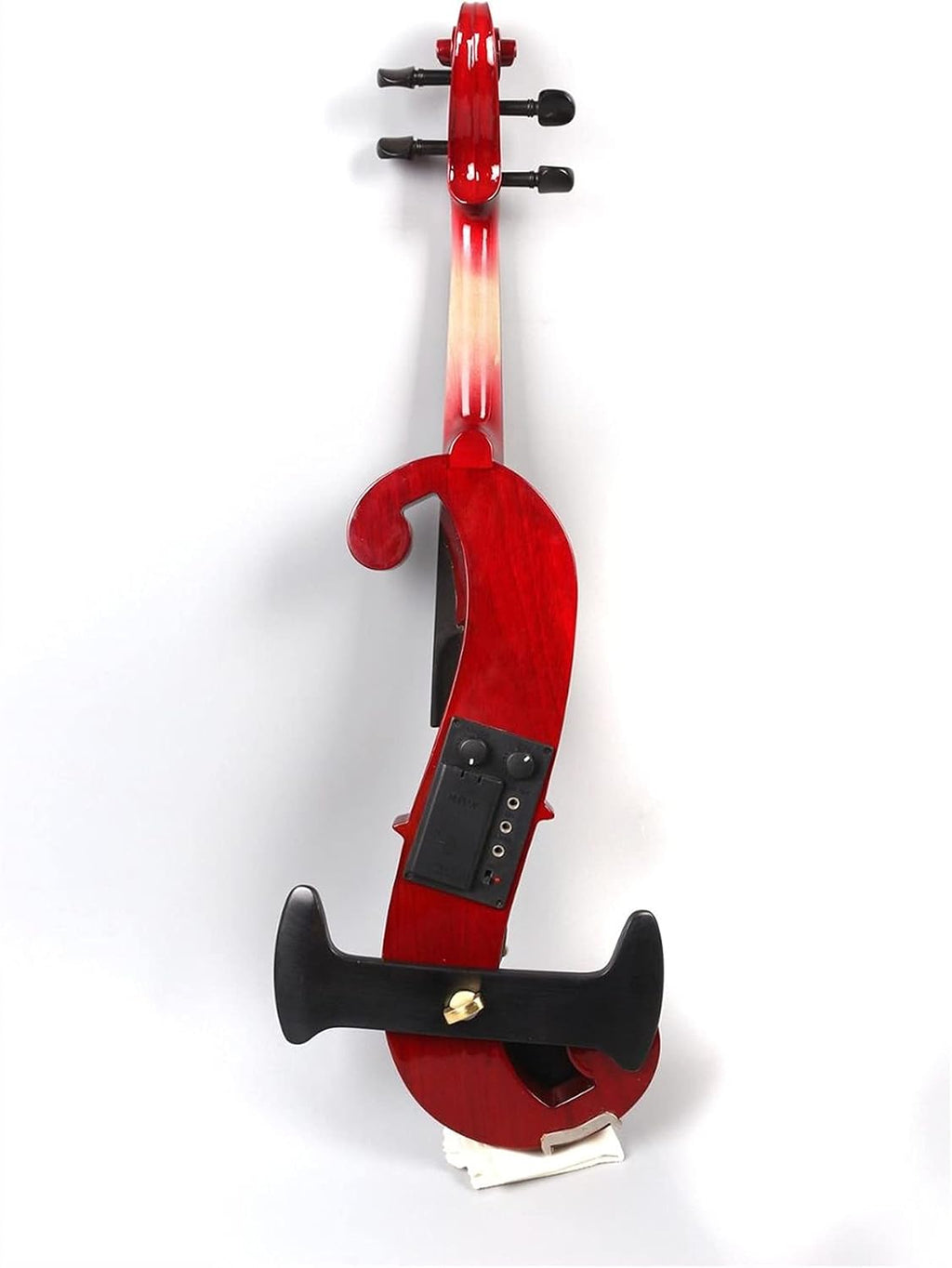 Cello Kit Violin Red 4/4 Electric Silent Violin Hand-Made