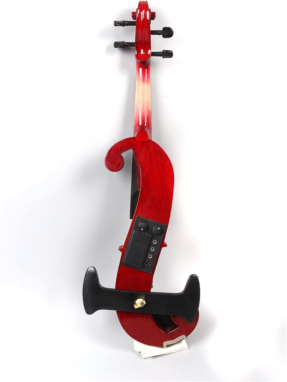 Cello Kit Violin Red 4/4 Electric Silent Violin Hand-Made