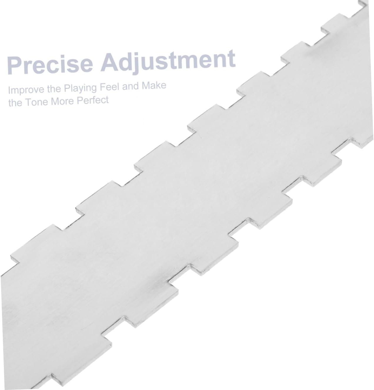 Beavorty Guitar Neck Notched Straight Ruler String Action Gauge Guitar String Distance Measuring Tool for Electric Bass Setup and Fretboard Maintenance
