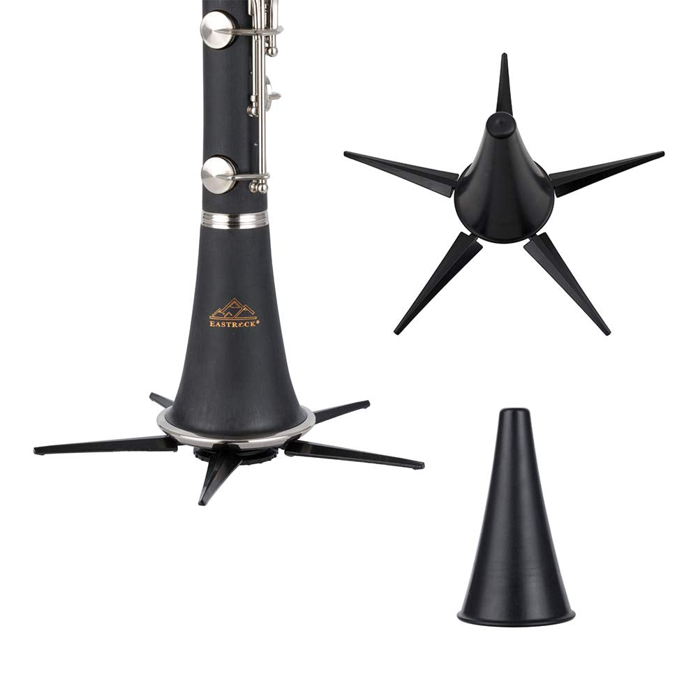 EASTROCK Bb Clarinet 17 Keys ABS Material Wide Range of Tones Particularly Beginner & Students-friendly with Using Tools and 2 Replaceable Barrels