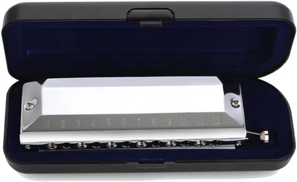 Chromatic Harmonica 12 Holes/48 Tones Professional Wind Musical Instrument Adult Student Mouth Organ Harmonica Professional