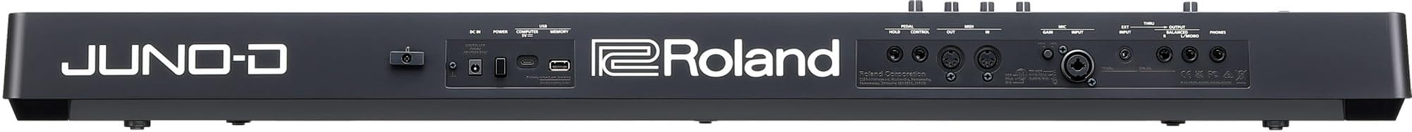 Roland JUNO-D8 Synthesizer Bundle with Adjustable Stand, Bench, Sustain Pedal, Cover, Austin Bazaar Instructional Video, and Polishing Cloth