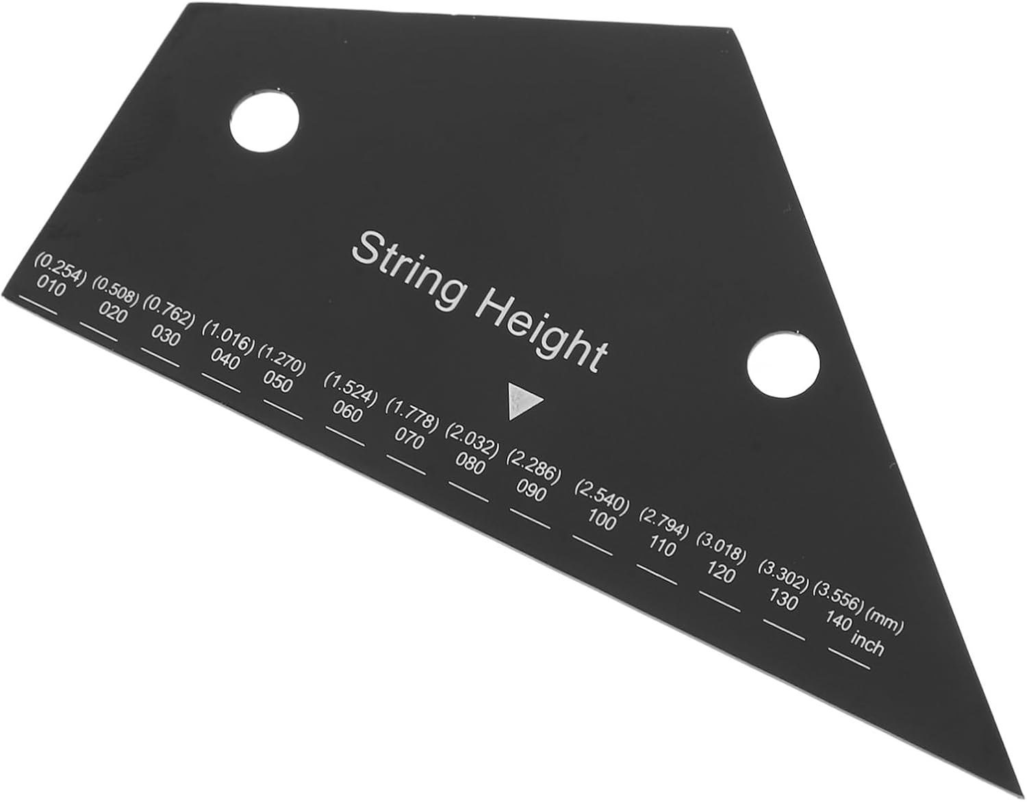 YARNOW Guitar String Action Gauge Ruler Stainless Steel Measurement Tool for Precise String Height for Electric and Acoustic Guitars Luthier Tool for Accurate Setup