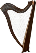 42-String Celtic Irish Style Round Harp – Traditional Wooden Lever Harp with Tuning Key & Extra Strings – Ideal for Beginners, Students & Professional Musicians
