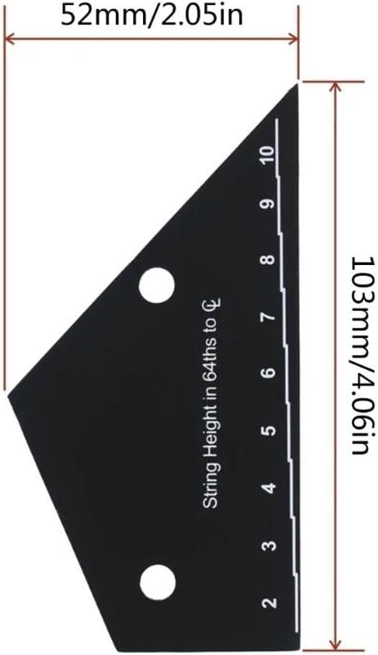 Guitar Repairing Tools Guitar String Action Ruler Gauges Guitar Fret String Height Gauges Measuring Tool For Electric Bass Guitar