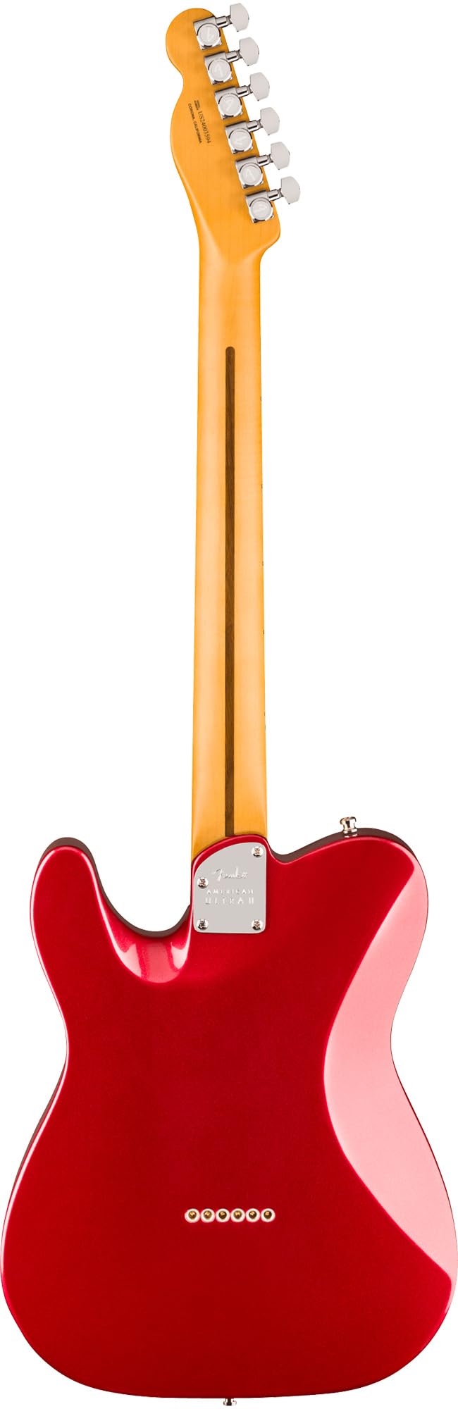 Fender American Ultra II Telecaster - Avalanche Bundle with Case, Strap, Cable, Hat, and Guitar Cleaning Kit