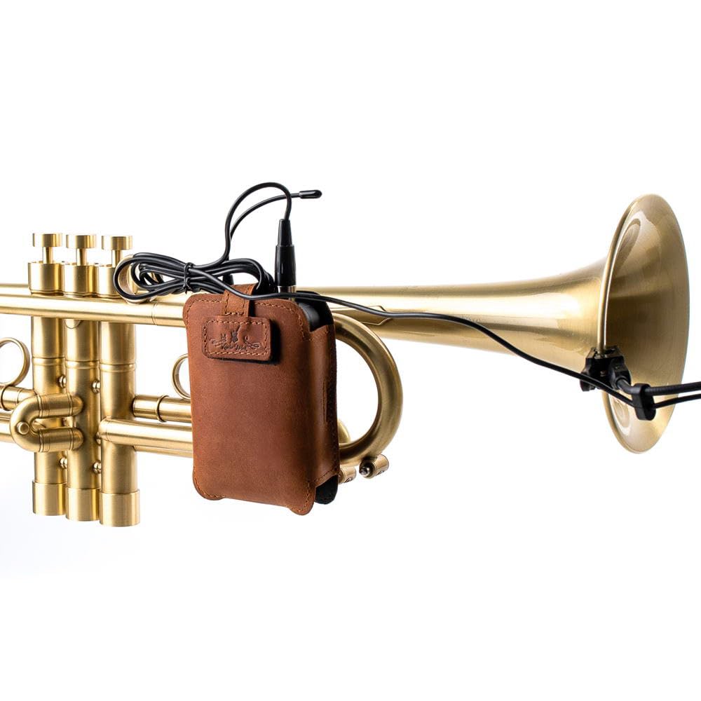 Trombone Mic Transmitter Pouch | Wireless Bodypack Holder for Stage, Studio & Live Performance