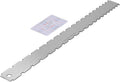 WALFRONT Guitar String Action Gauge Stainless Steel Notched Neck Ruler with Clear Scales for Electric Guitar String Height Pitch Measurement