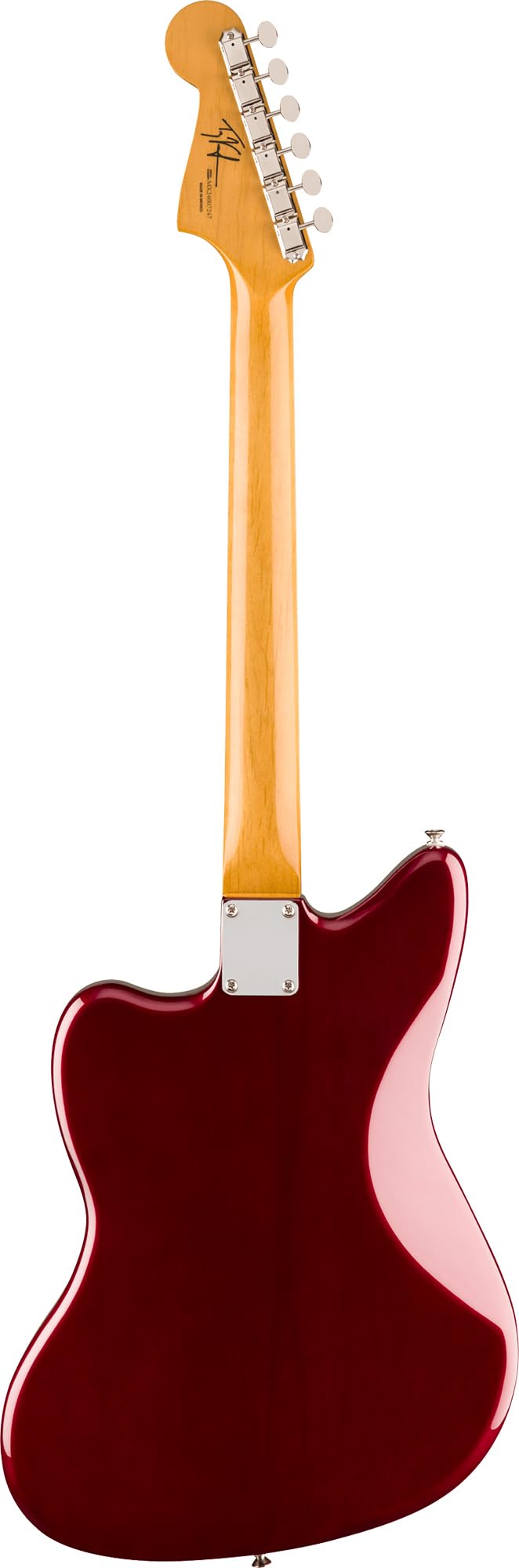 Fender Johnny Marr Jaguar - Olympic White Bundle with Tweed Case, Cable, Strap, and Guitar Cleaning Kit