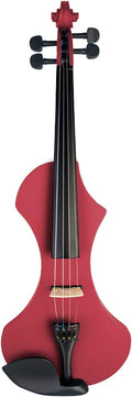Cello Kit Electric Violin 4/4 Full Size Solid Wood Silent Violin Set W/Carrying Case+Audio Cable+Extra Strings+Tuner+Bridge+Rosin Violin
