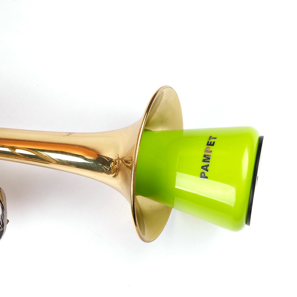 Pampet Lightweight Practice Trumpet Mute Silencer，Trumpet Straight Mute (Black)