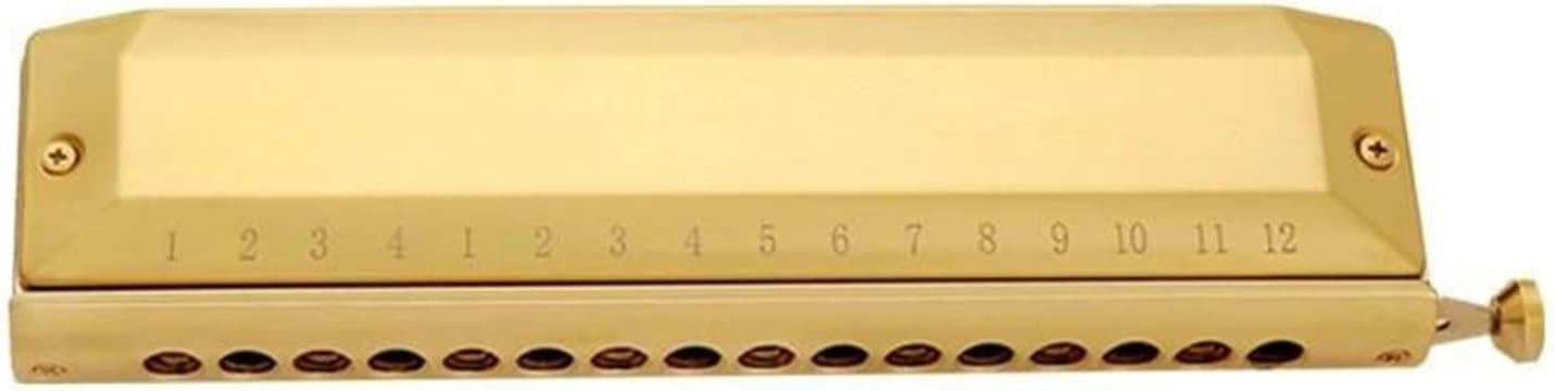 Harmonica Chromatic 16 Hole 64 Tone Mouth Organ Key Of C Professional Musical Instruments