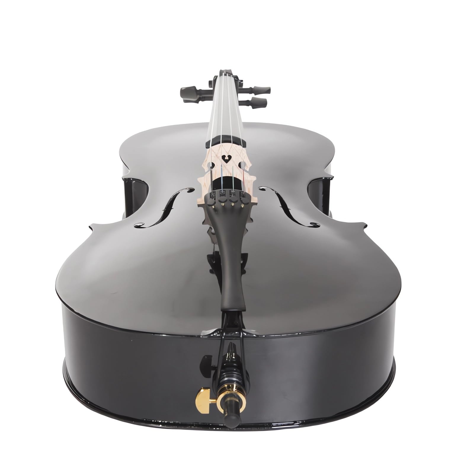 Cecilio 4/4 Full Size Cello, Beginner Cello 4/4, Acoustic Cello Set with Portable Bag, Bow, Rosin, Stand, String Musical Instruments for School Orchestras, Performances