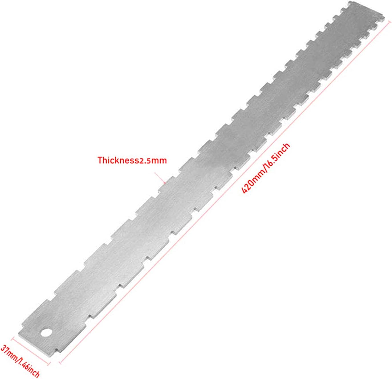 Guitar Setup Tools String Action & Neck Ruler | Stainless Steel Height Gauge for Electric Acoustic Guitar Maintenance