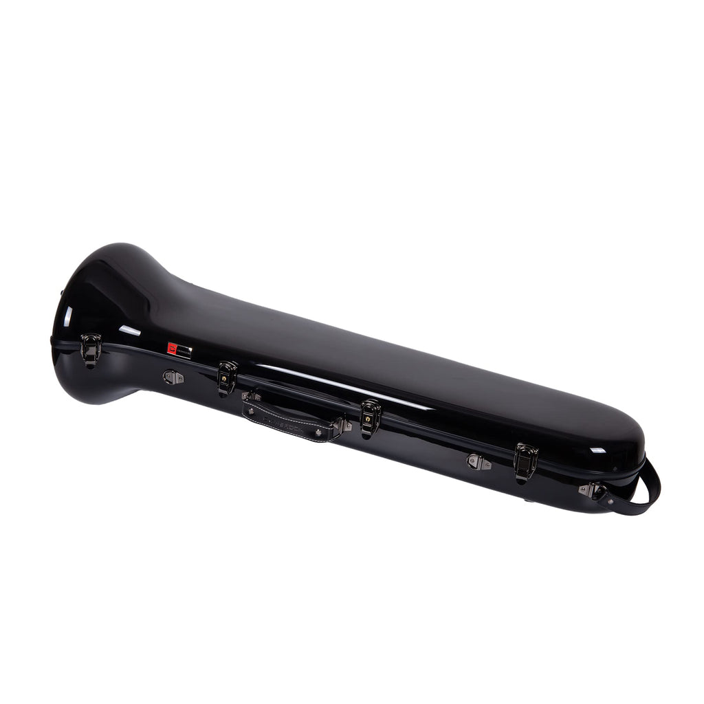Crossrock CRF1000TBBK F-Trigger or Straight Trombone Case- Fiberglass- Backpackable-Black