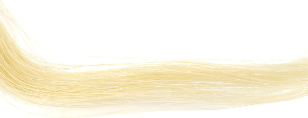 2.6Ft Length Natural Horsetail Bow Replacement Hair for Violin Viola Cello Chinese Erhu or Other Stringed Instruments