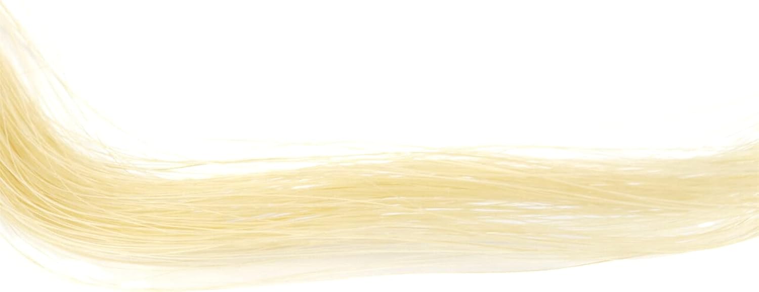 2.6Ft Length Natural Horsetail Bow Replacement Hair for Violin Viola Cello Chinese Erhu or Other Stringed Instruments