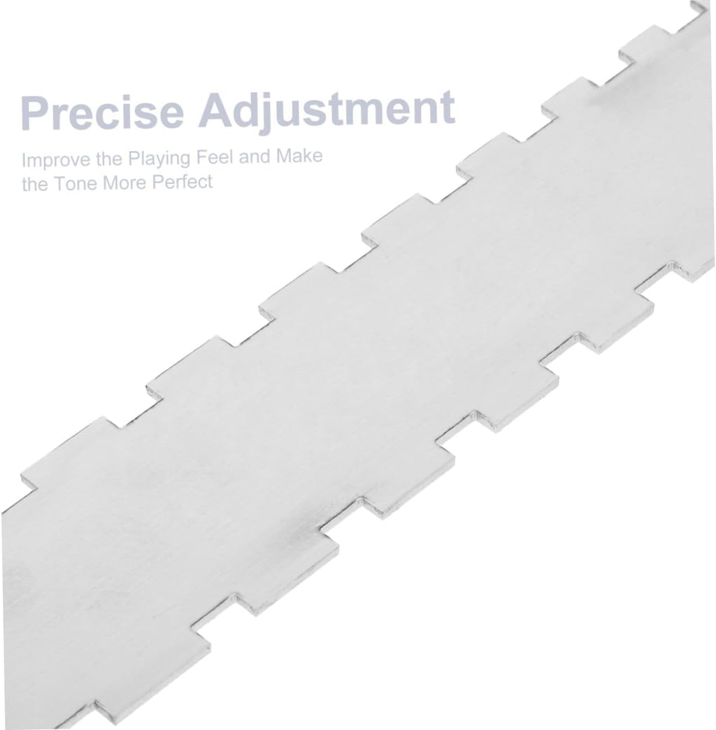 YARNOW 1 Set Luthier Tools Guitar Neck Notched Straight Edge Radius Gauge String Action Gauge Ruler Fret Rocker Instrument Accessories For Bass Setup Tool