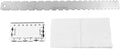 Guitar Ruler Set | Stainless Steel String Action Gauge & Neck Notched Straight Guide | High Accuracy Measurement Tool for Electric/Acoustic Guitars