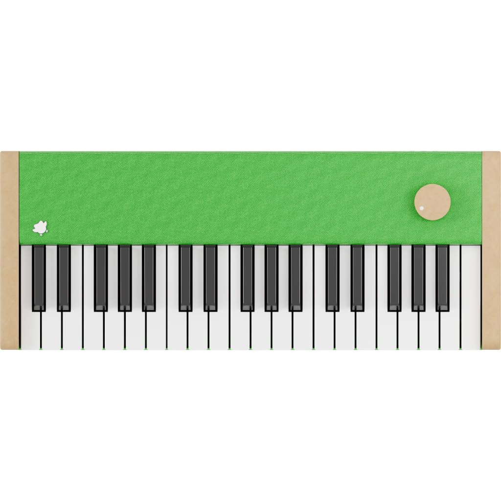 Loog digital piano - portable keyboard for beginners with musician grade sound, MIDI over USB-C rechargeable musical educational instrument