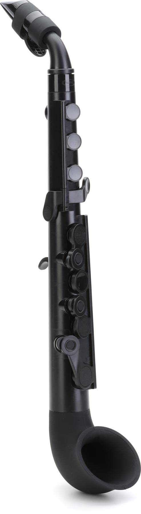 Nuvo jSax Beginner Saxophone, White/Blue (Black/Blue)