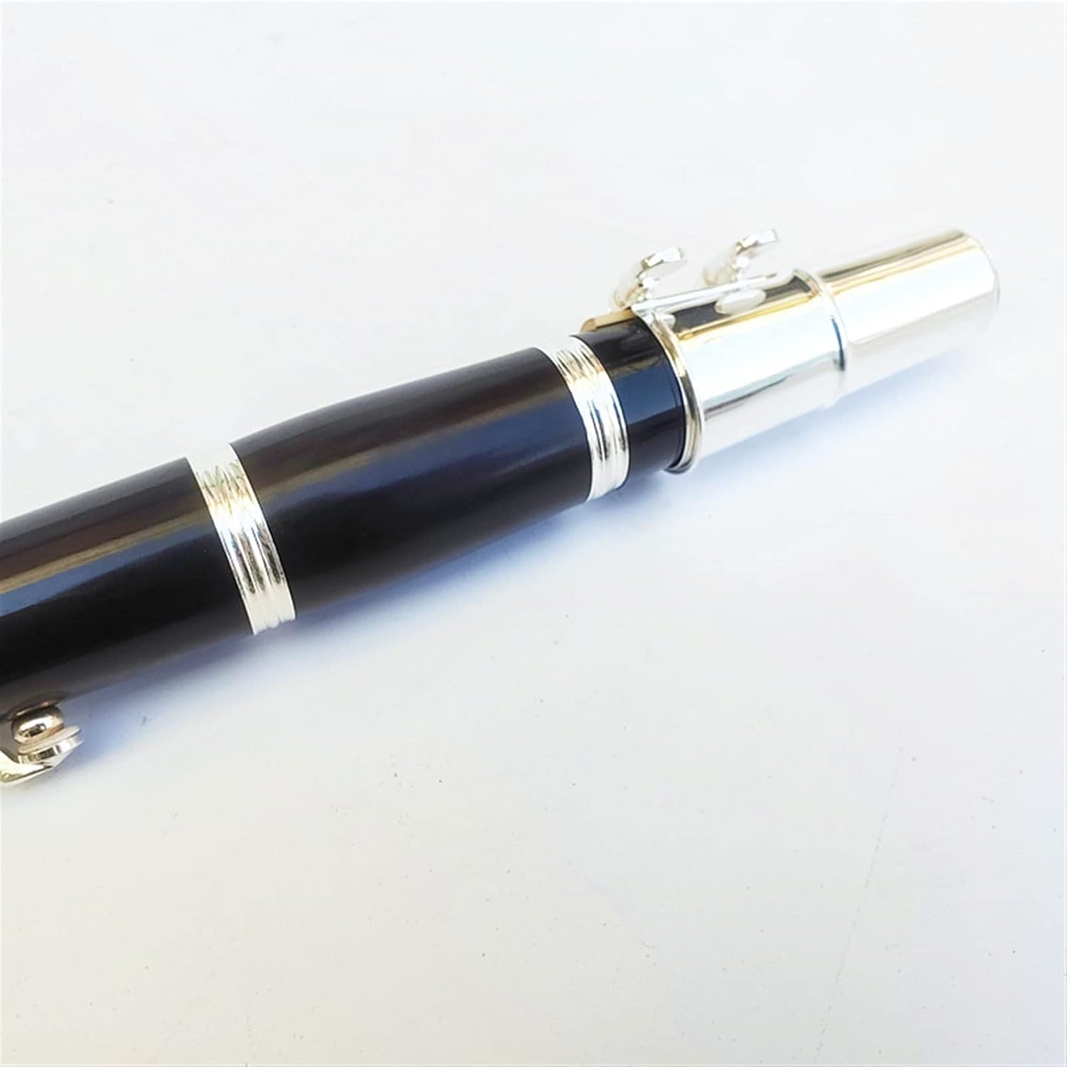 18 Key Clarinet G Tune Ebony Clarinet Silver Plated Keys Professional Musical Instrument with Case Student Clarinet