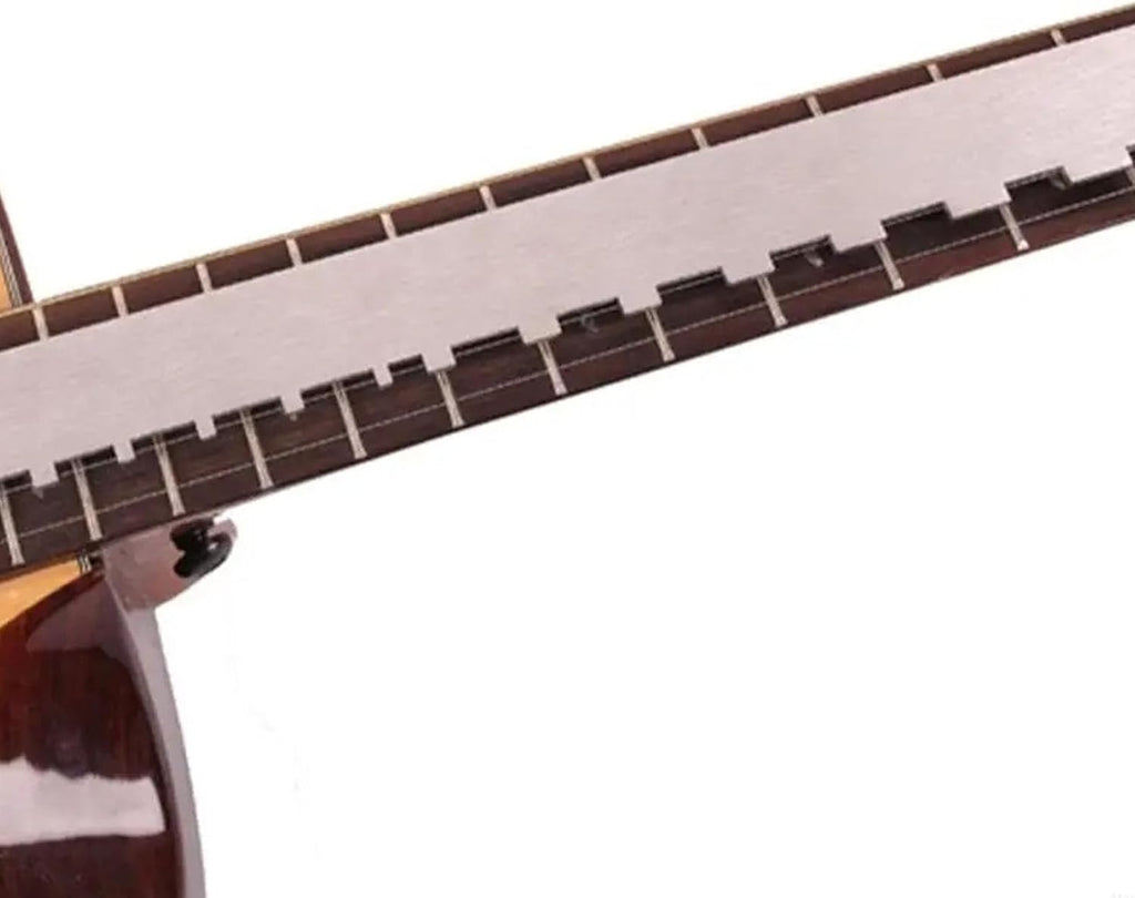 Precisions String Action Ruler Multifunctional String Ruler for Guitar and Bass with Easy to Read Conversion Chart