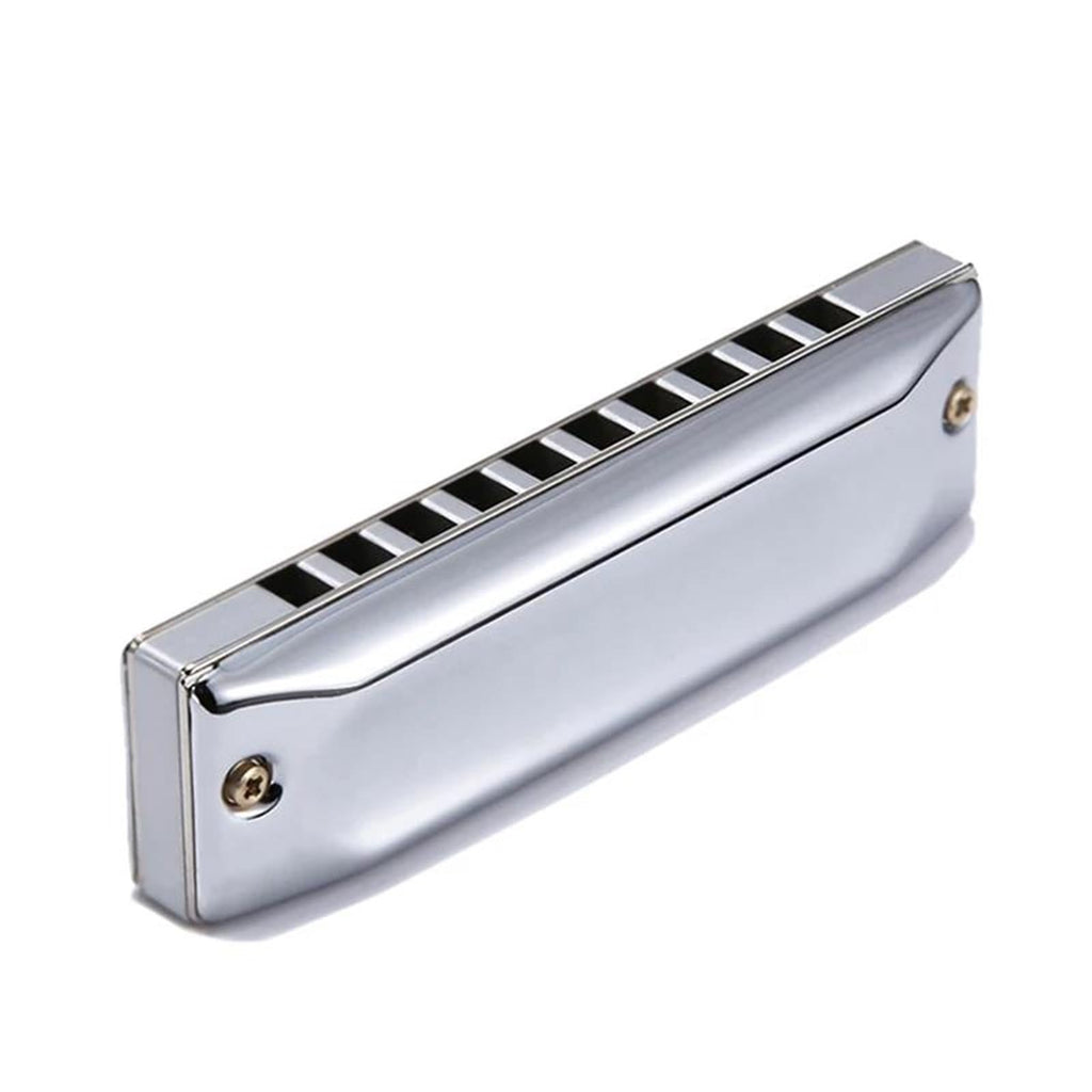 Harmonica Diatonic Harp Professional Mouth Organ Aluminum Comb Musical Instrument Harmonica Professional (Color : Key C)