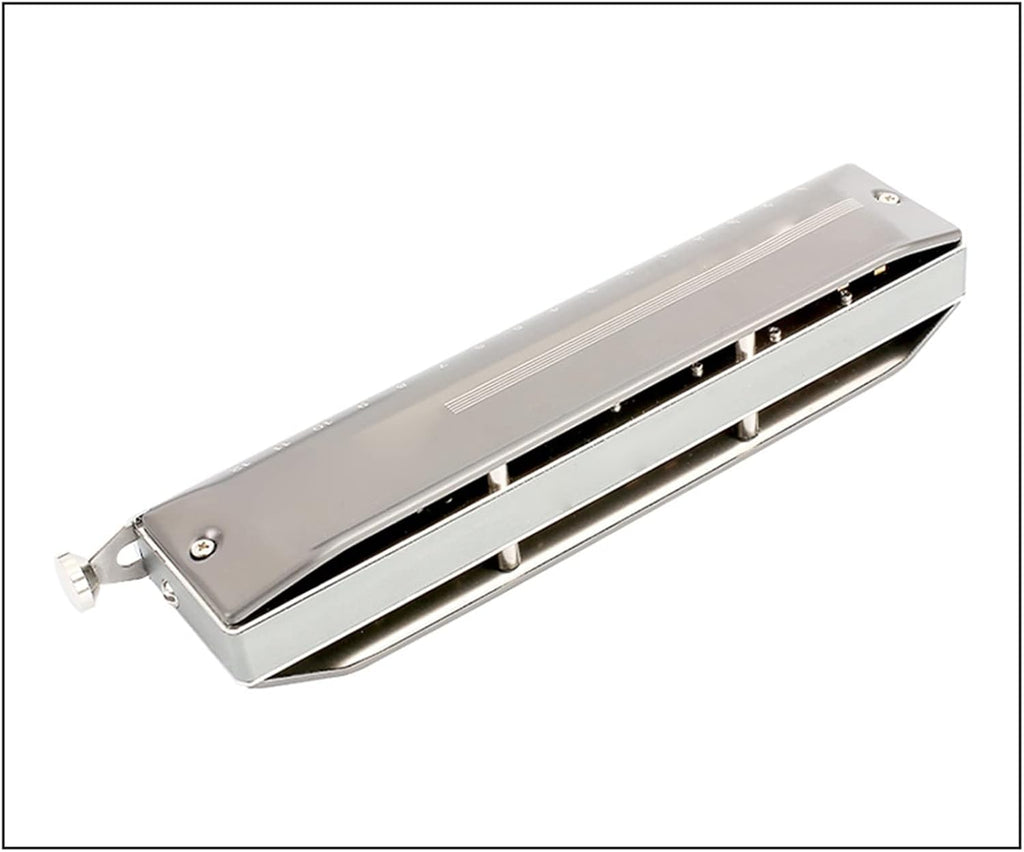 Chromatic Harmonica 16 Hole 64 Tone Key of C Aluminum Comb Chromatic Mouth Organ Harmonica Harmonica Musical Instrument