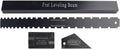 Guitar Luthier Tools Set With Notched Neck Straight Edge Fret Leveling Beam String Action Ruler And Rocker Gauge For Guitar Maintenance