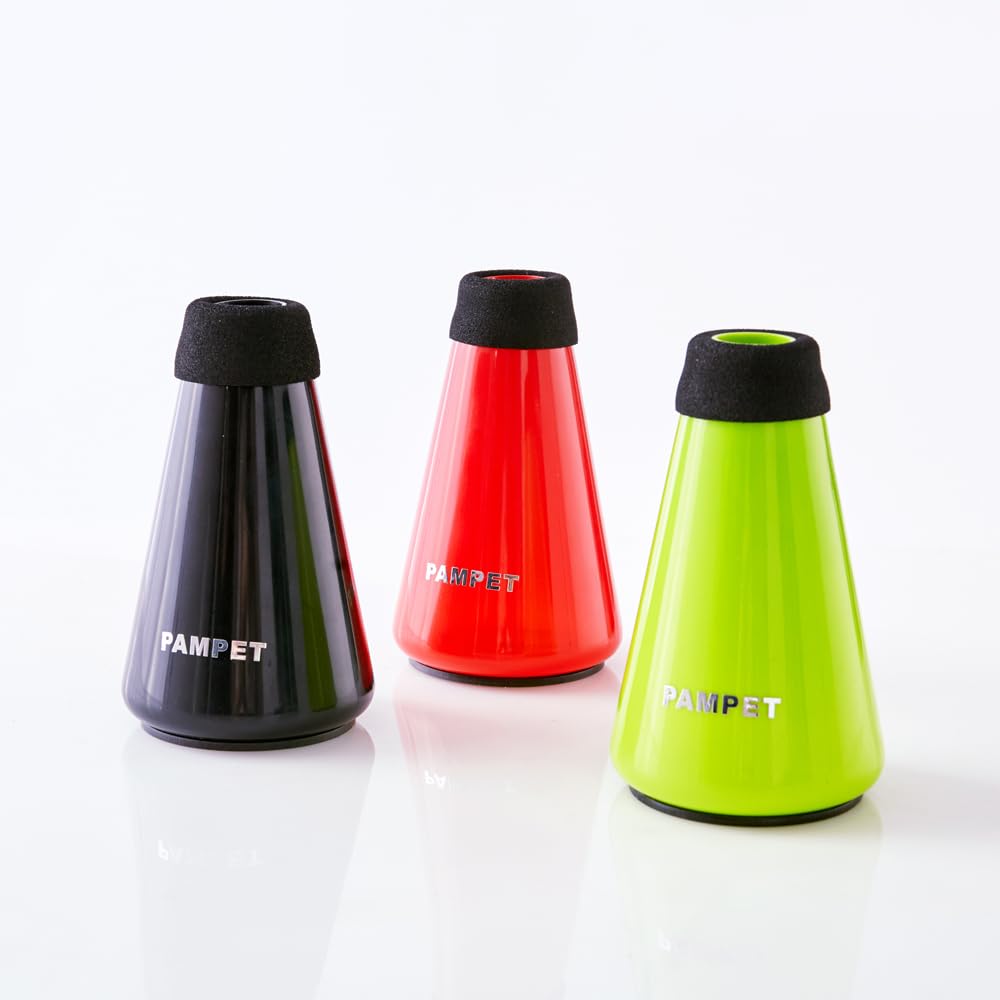 Pampet Lightweight Practice Trumpet Mute Silencer，Trumpet Straight Mute (Black)