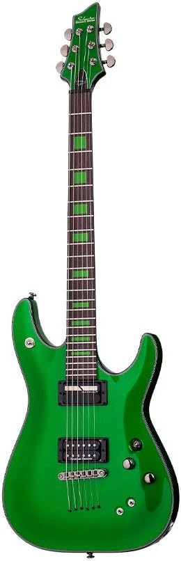 Schecter Kenny Hickey C-1 EX S Baritone Electric Guitar - Steele Green