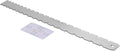 Ejoyous Guitar String Action Gauge String Height Ruler Action Ruler Neck Notched Straight Edge Gauge with Stainless Steel Clear Scale for Electric and Acoustic Guitar