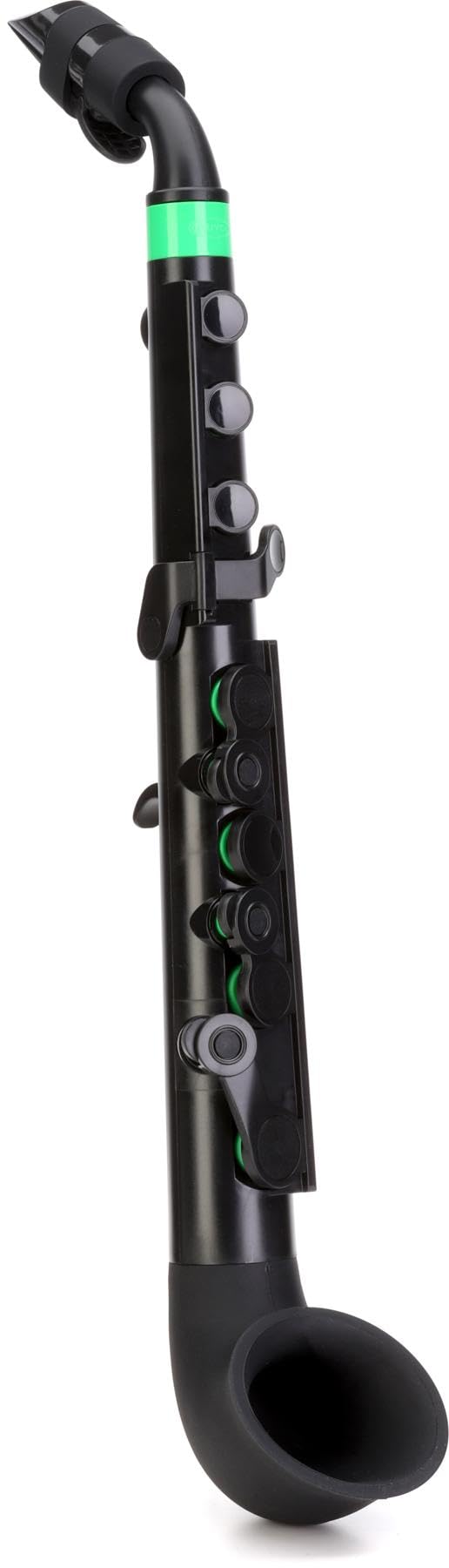Nuvo jSax Beginner Saxophone, White/Blue (Black/Blue)