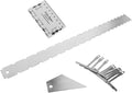 Guitar String Action Gauge Ruler with Notched Fret Rocker and Neck Straight Edge Multifunctional Electric Guitar Radius and String Height Measuring Tool and Maintenance