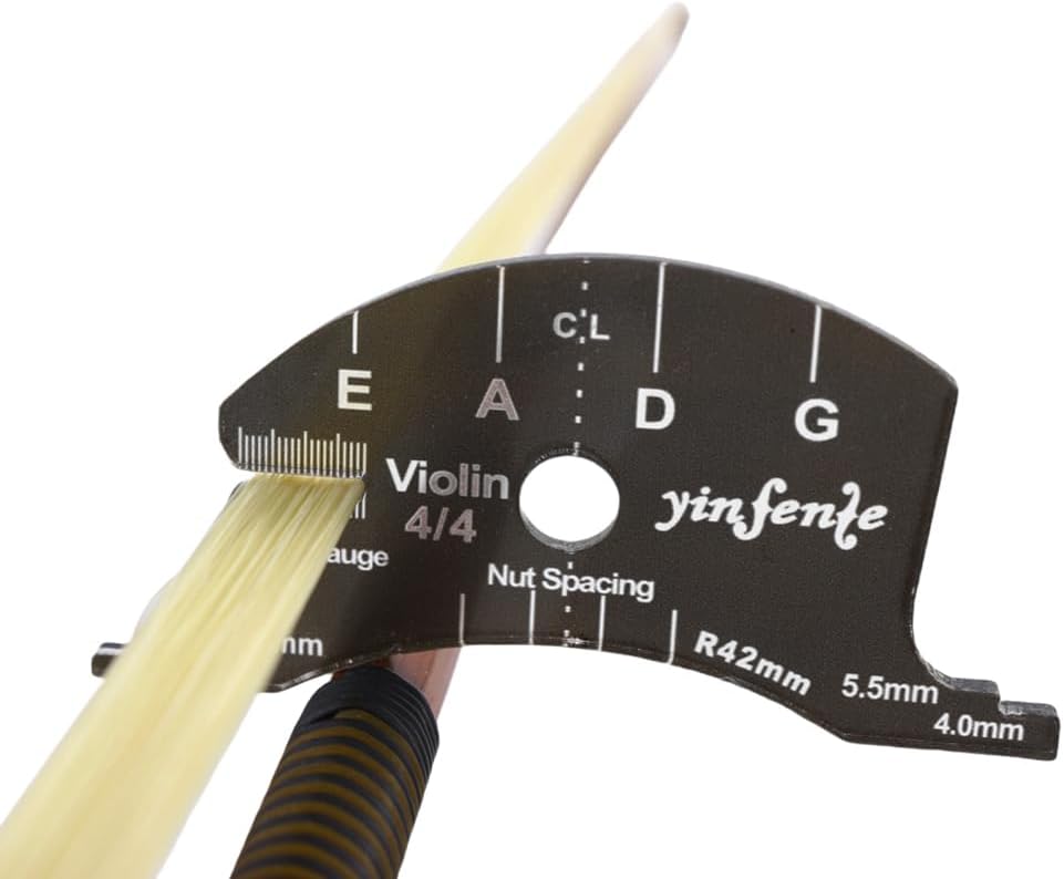 4/4 Violin Bridge Template 4/4 Fingerboard Scraper Making Template Repair Reference Tools for Luthiers Violin Making Tools